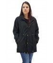 Parka Jaqueta Butu Biru P ao Extra Grande Feminino - Preto